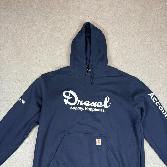 Carhartt Hoodie XL Navy Colourway Hooded Fleece Relaxed Fit