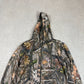 Tree Camo Zip Up Jacket Small Green