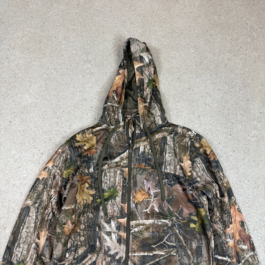 Tree Camo Zip Up Jacket Small Green
