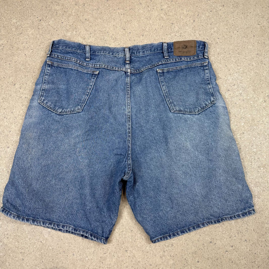 Wrangler Jorts 42” Denim Light Blue Wash Baggy Fit