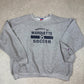 Champion Sweatshirt XXL Grey Colourway Embroidered Logo Boxy Fit