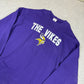 Vikings Sweatshirt XXL Purple Colourway Vintage NFL Relaxed Fit