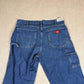 Dickies Jeans 38x30 Dark Blue Denim Baggy Fit