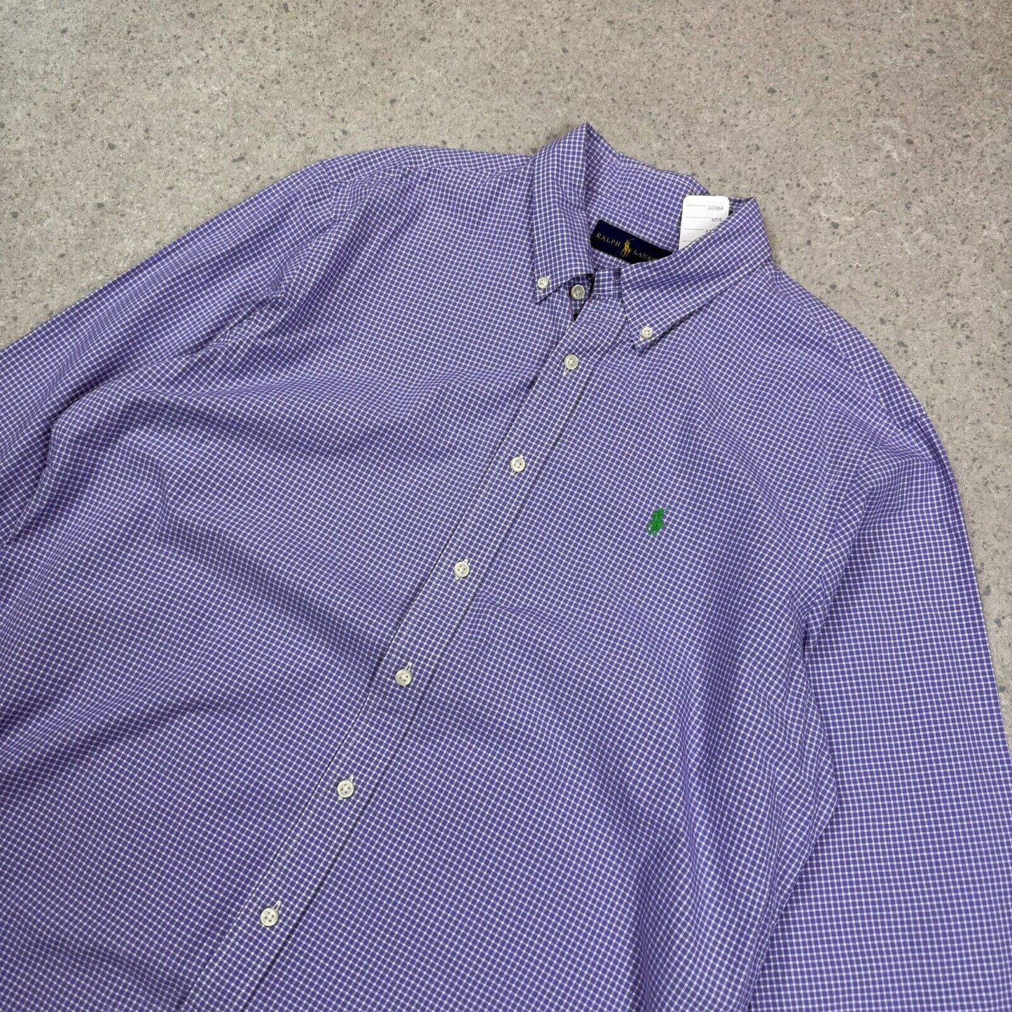 Ralph Lauren Check Shirt XL Purple Check