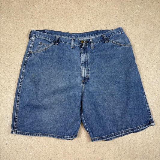 Wrangler Jorts 44” Blue Baggy Fit Denim