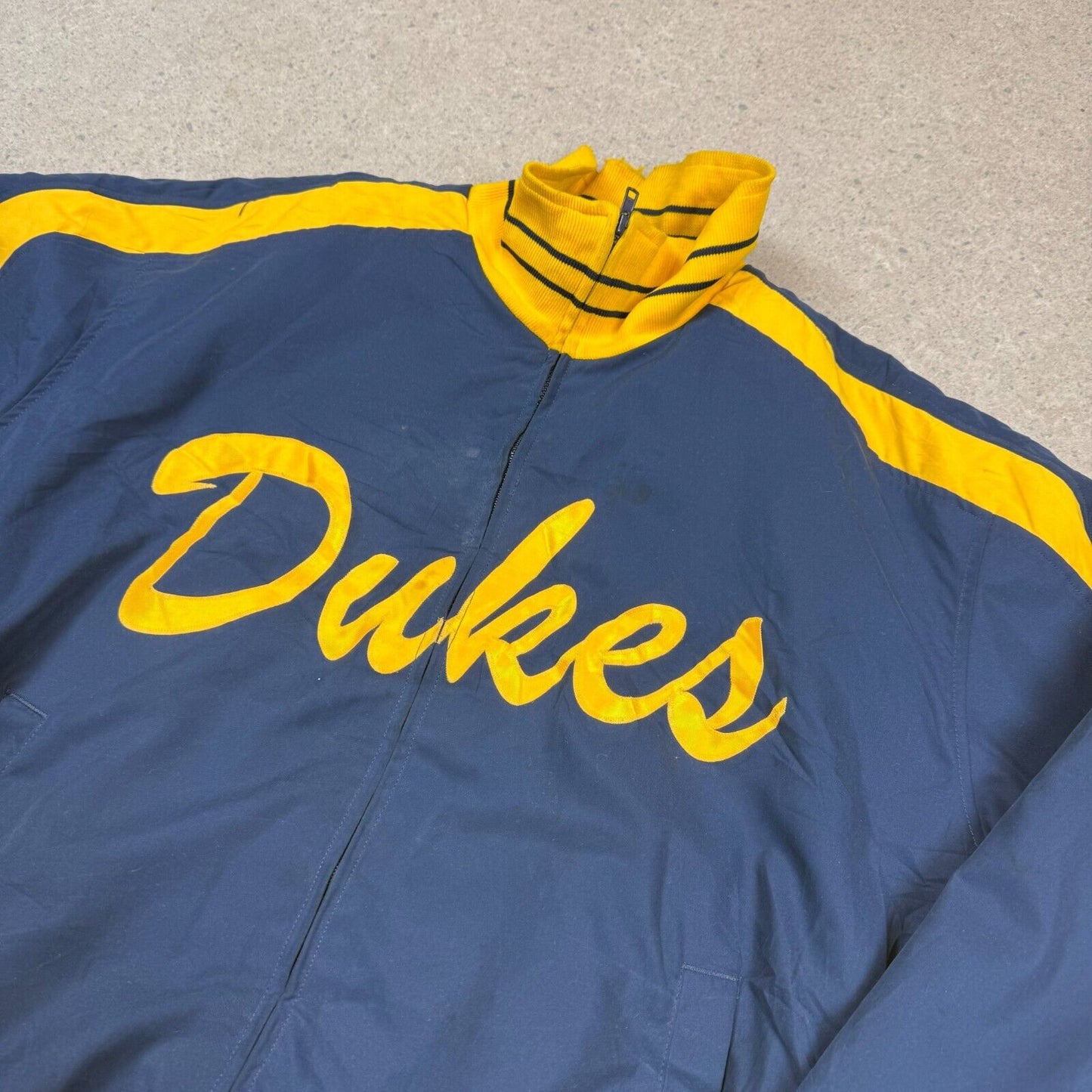 Dukes USA Varsity Jacket XL College Jacket Navy / Yellow