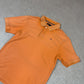 Tommy Sport Polo Shirt Large Orange Colourway Embroidered Logo