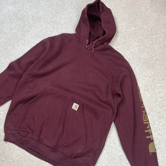 Carhartt Burgendy hoodie medium loose fit