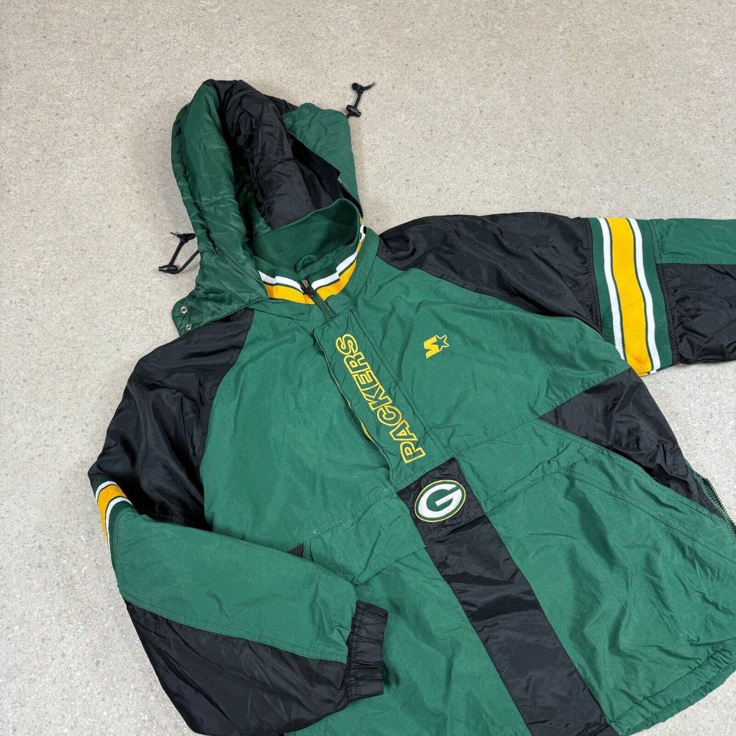 Green Bay Packers Starter Jacket Large Vintage USA