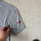 Puma T Shirt XL Grey Embroidered Logo Y2K Oversized Fit Short Sleeve