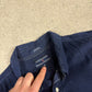Hathaway Sport Cord Shirt  XL Navy Cotton Long Sleeve