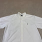 Ralph Lauren Short Sleeve Shirt XL White Colourway Cropped Boxy Fit