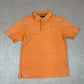 Tommy Sport Polo Shirt Large Orange Colourway Embroidered Logo