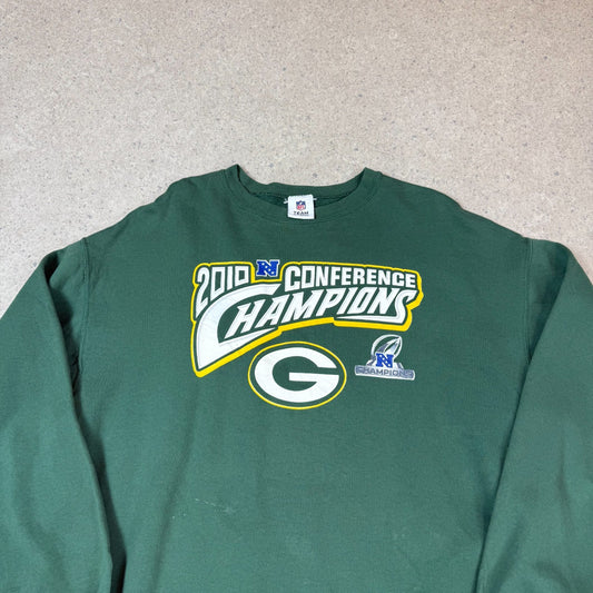 Green Bay Packers Sweatshirt XL NFL 2010 Conference Champions
