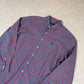 Ralph Lauren Shirt 2XL Red Blue Check Button Down Long Sleeve