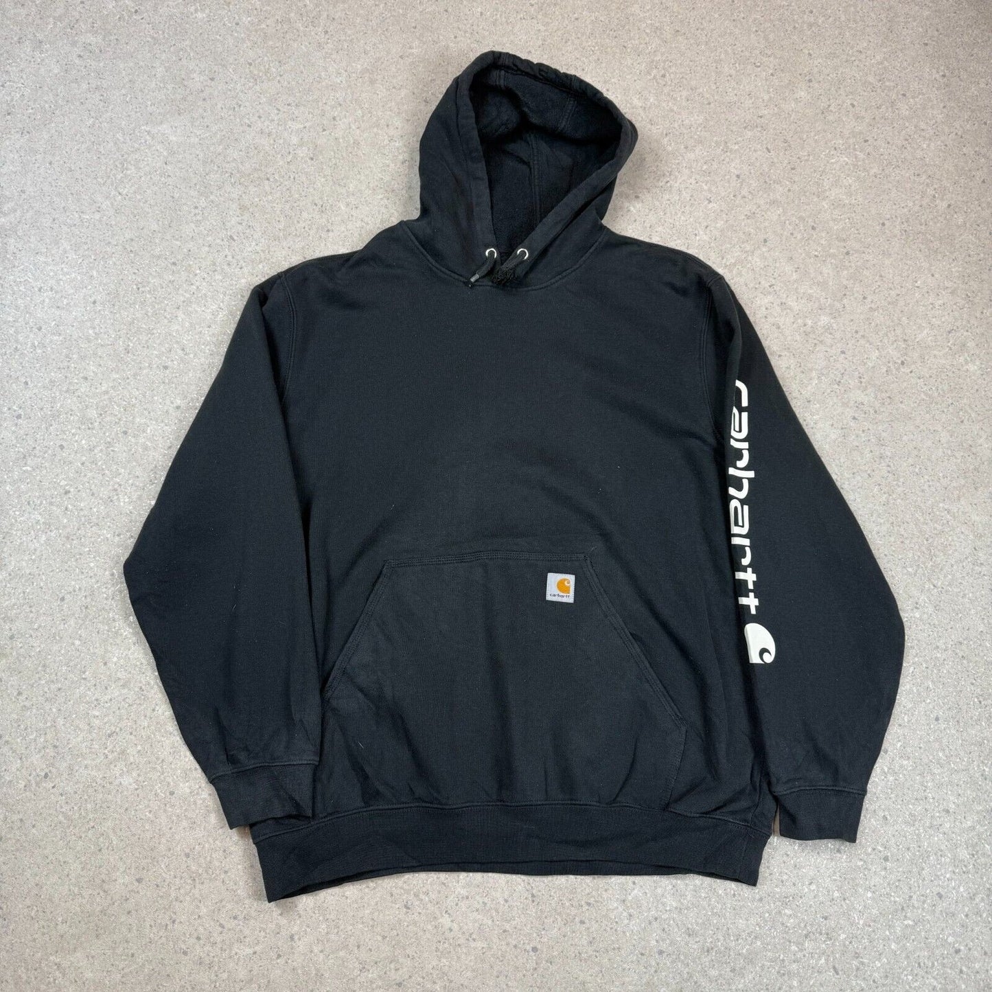 Carhartt Black Hoodie XL Spellout