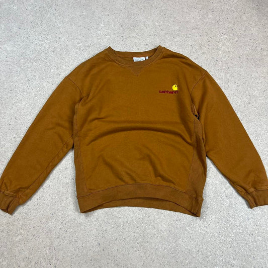 Carhartt tan sweatshirt small