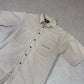 Harley Davidson Shirt Medium Beige Embroidered Logo Cropped Fit Oversized Fit