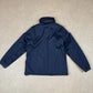 Kappa Puffer Jacket Small Navy Colourway Embroidered Logo Fleece Lined