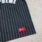 Supreme Baseball Jersey 2017 Large Black White Oversized Fit