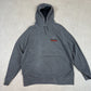 Nike Hoodie XXL Y2K Small Grey Mustang Basketball