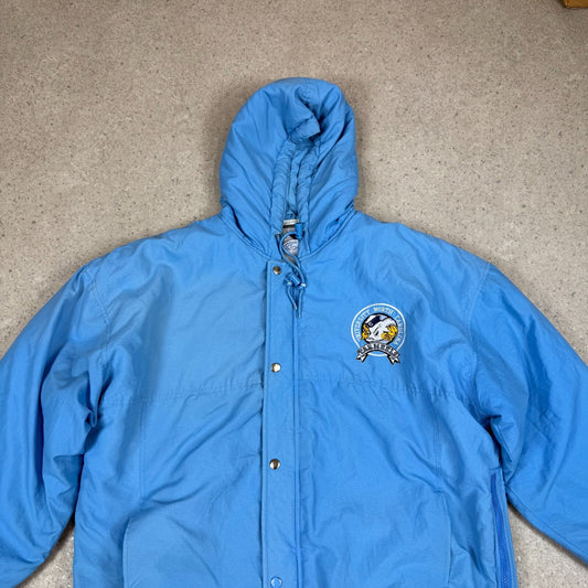 Carolina Starter Heavy Hoodie Jacket Large XL 90s Embroidered Logo
