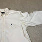 Ralph Lauren Shirt Large Off White Colourway Heavyweight Cotton