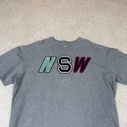 Nike NSW T Shirt XL Grey Heavyweight Short Sleeve