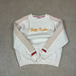 Sergio Tacchini Sweatshirt Large Cream Colourway Y2K Heavyweight