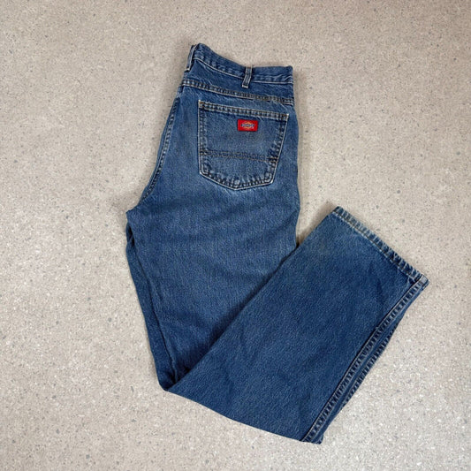 Dickies Jeans 34x32 Dark Denim Workwear