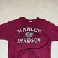 Harley Davidson T Shirt XL Burgundy Colourway ST Petersburg FL