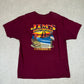 Harley Davidson T Shirt XL Burgundy Colourway ST Petersburg FL