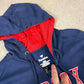 Boston Red Sox MLB Hoodie Large Full Zip Navy Blue Hooded