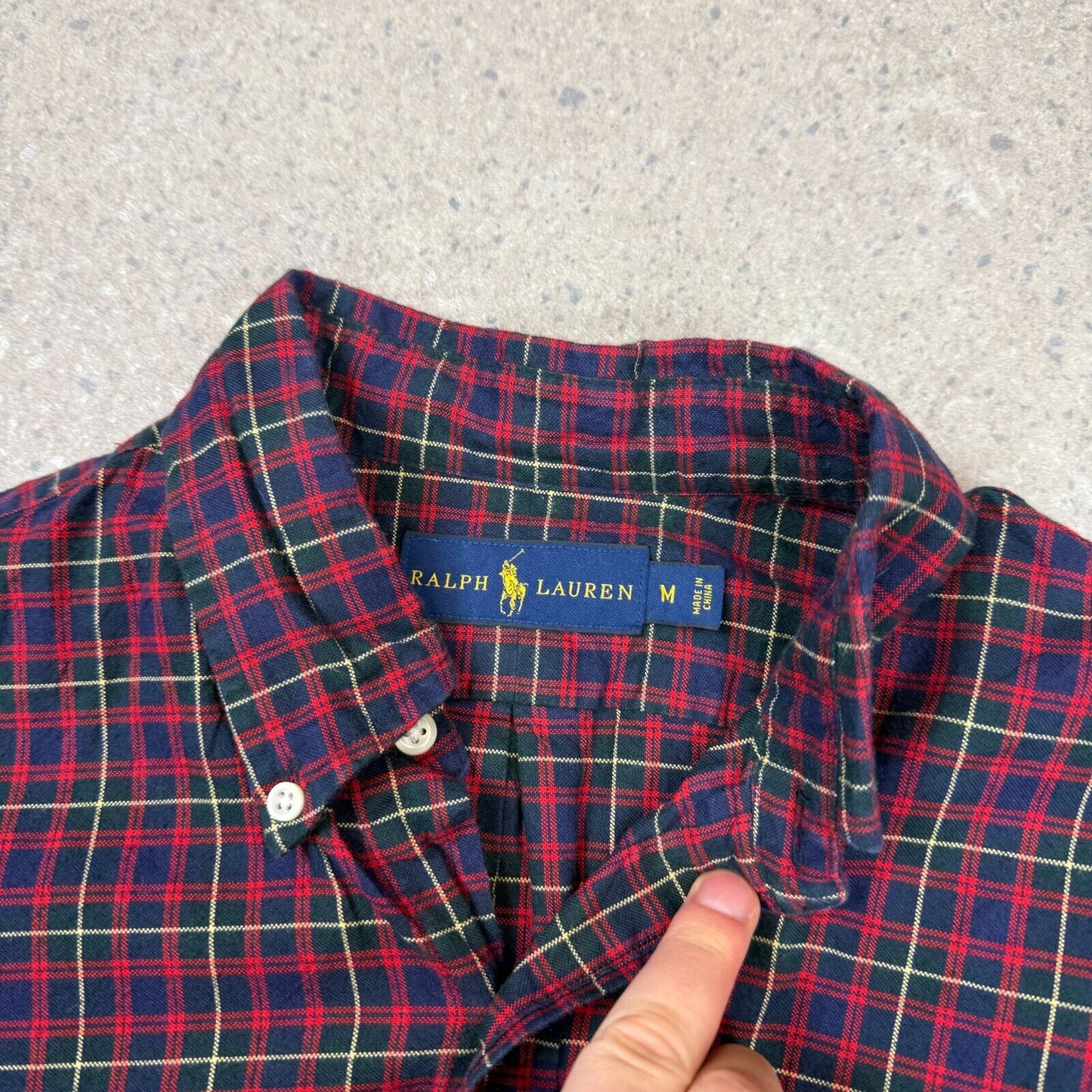 Ralph Lauren Shirt Medium Check Pattern