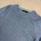 Nautica V Neck Medium Light Blue Pullover Jumper