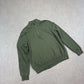 Ralph Lauren 1/4 Zip Jumper Medium Green Colourway Embroidered Logo Cotton