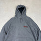 Nike Hoodie XXL Y2K Small Grey Mustang Basketball