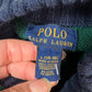 Ralph Lauren Womens Jumper Large Green 1/4 Zip Sweater Pullover Logo