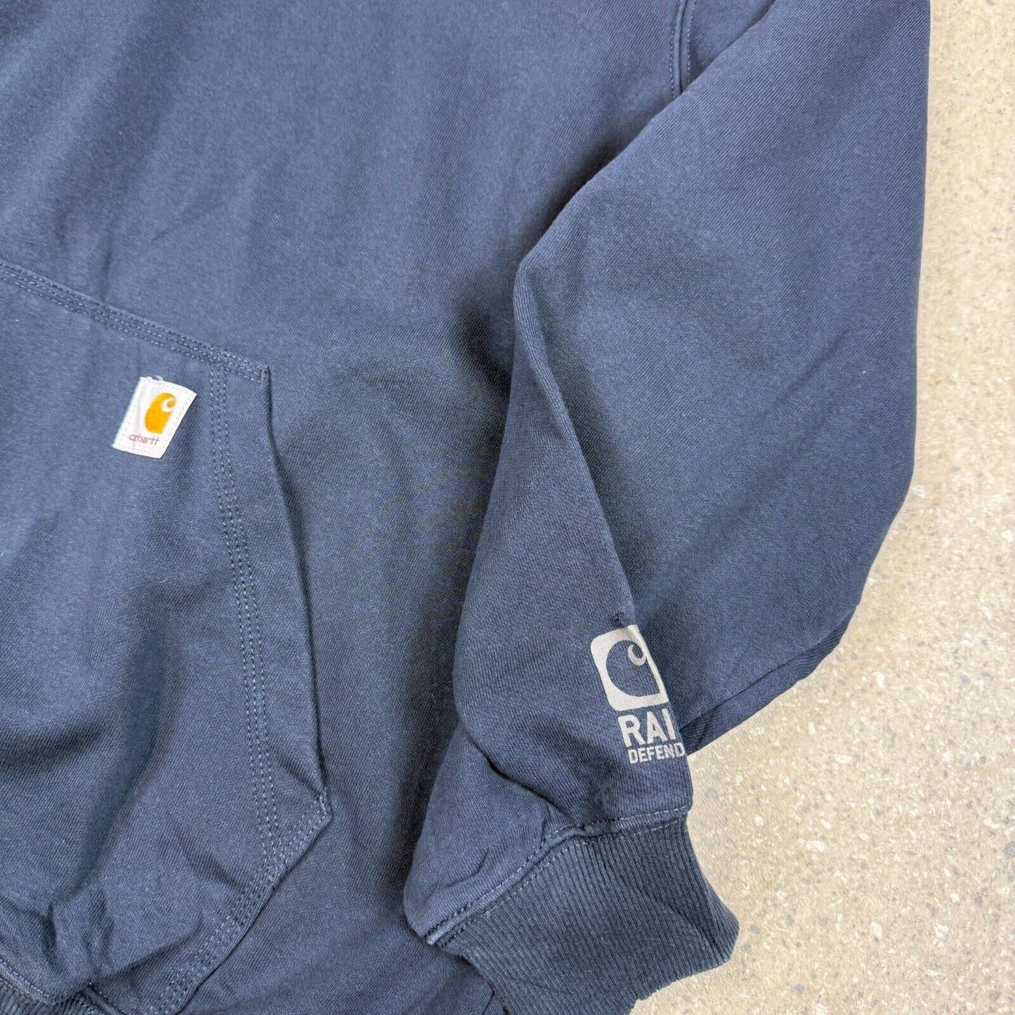 Carhartt Hoodie Rain Defender Jacket XL / XXL Navy Blue