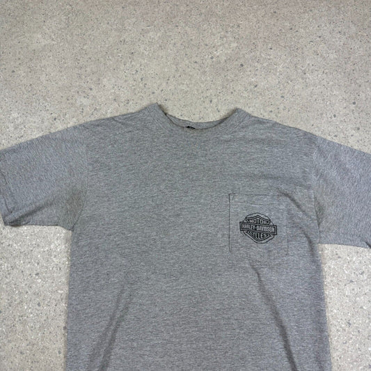 Harley Davidson T Shirt Medium Grey