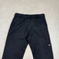 Dickies Skate Pants 38x28 Black Double Knees Wide Leg Trousers