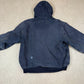 Carhartt Active Jacket XL Navy Colourway Model J131DNY Hooded