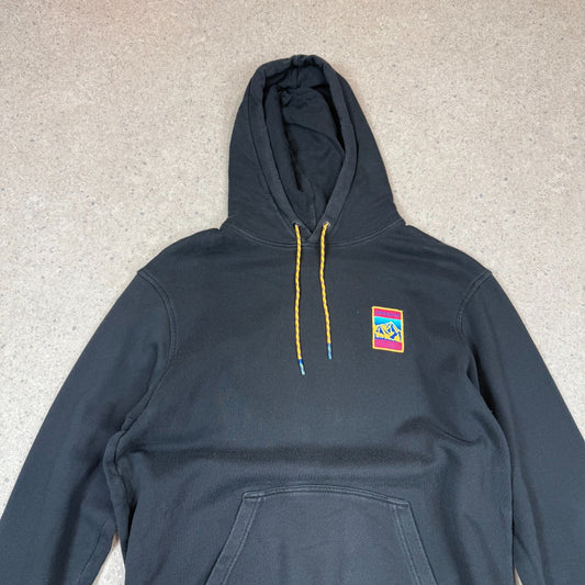 Adidas Adventure Hoodie Medium Black Colourway Embroidered Logo Hooded Pocket