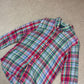 Ralph Lauren Shirt Large Flannel Blue Red Multicolor