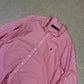 Ralph Lauren Shirt 2XL Pink and White Striped Embroidered Logo