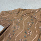 Ralph Lauren Shirt XL Brown Summer Short Sleeve Tropical Print Rare