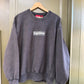 Supreme Box Logo Sweatshirt Black Large Long Sleeve