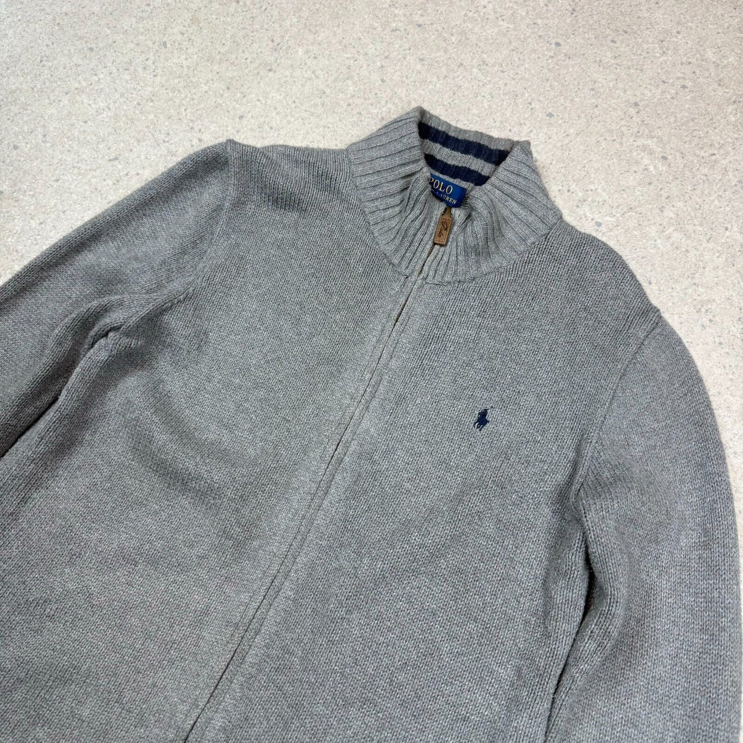 Ralph Lauren Full Zip S/M Jumper Cotton