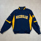 Michigan Varsity Jacket XL Blue Yellow