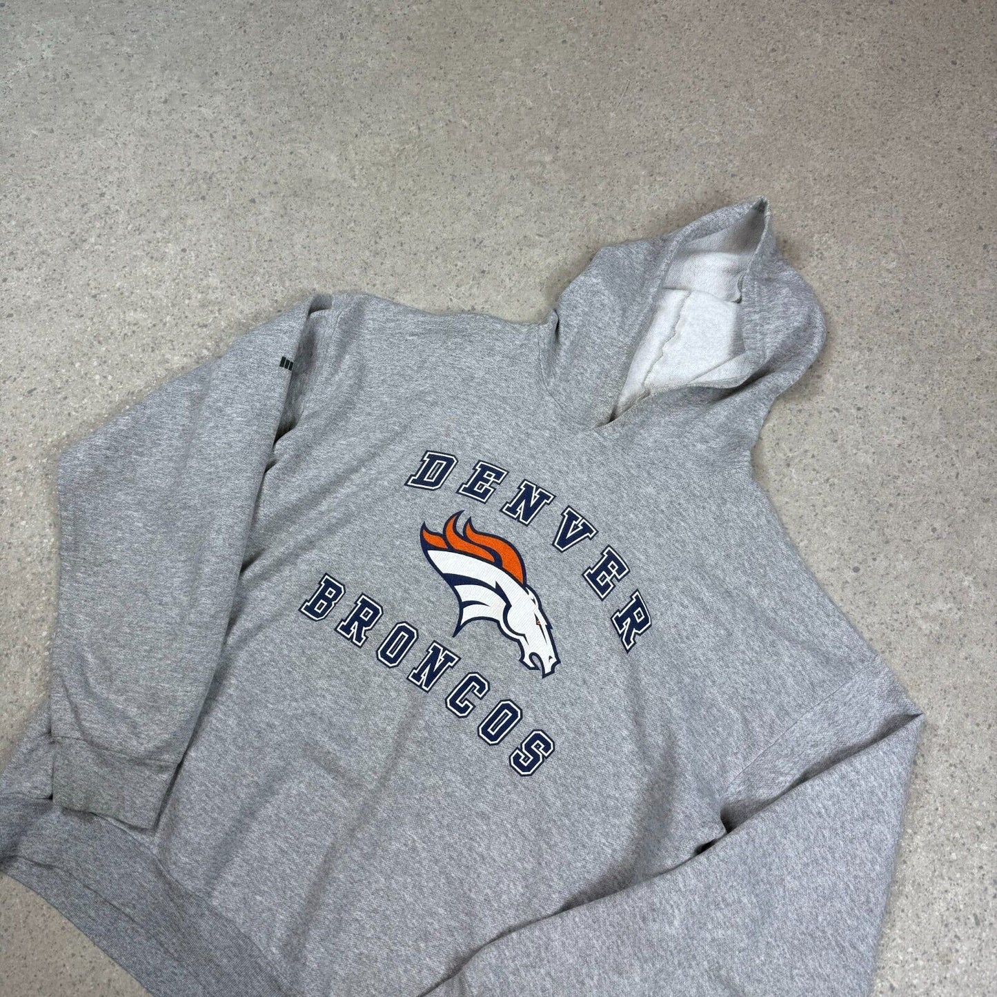 Denver Broncos NFL Hoodie XL Grey Hooded